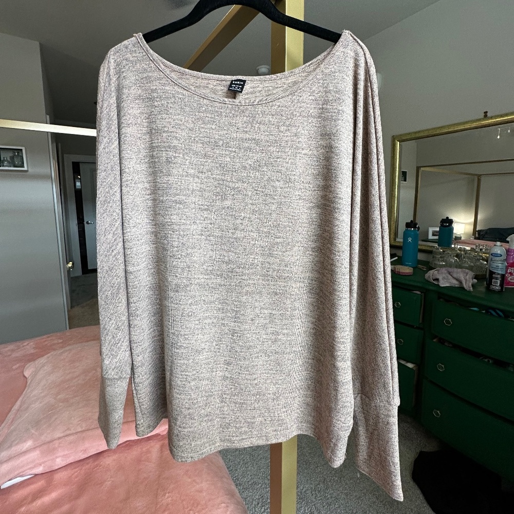 Shein Tan Knit Sweater